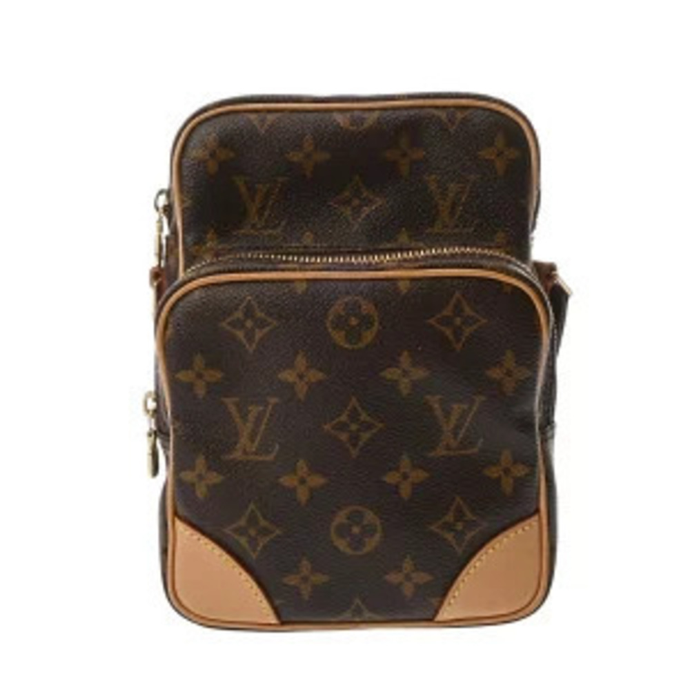 Louis Vuitton Monogram Amazon Canvas Shoulder Bag Brown